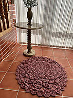 Вязаний килимок гачком, 80х80, ручна робота