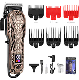 Машинка для стрижки волосся та бороди професійна акумуляторна бездротова Kemei KM-2616, фото 2