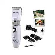 Машинка для стрижки тварин професійна Gemei GM-634 біла, фото 2