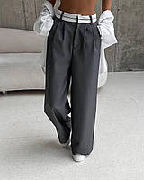 Женские брюки палаццо костюмка