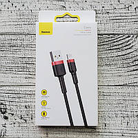 Кабель Baseus Cafule Cable Apple Lightning 2.4A 1m 480Mbps CALKLF-B19 черный