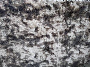 Ворсистий килимок на підлогу 100х200 см темно-сірий