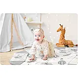 Розвиваючий інтерактивний килимок для дітей - немовлят зайчик Nukido Balloons Польща, фото 9