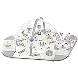 Розвиваючий інтерактивний килимок для дітей - немовлят зайчик Nukido Balloons Польща, фото 4