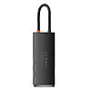 USB-хаб концентратор Baseus Lite Series USB Type C - 2 x USB 3.0 / USB Type C / HDMI SD /TF Black (WKQX050001), фото 7
