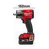 Гайковерт високомоментний MILWAUKEE 1/2" (881 Нм) з кільцем M18 FMTIW2F12-502X: з АКБ 18V 2шт-5 Ah+ЗП, кейс, 3100уд/хв, 1325 об/хв, фото 7