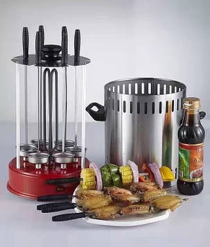 Шашличниця електрична на 6 шампурів, 3000 Вт, Zepline ZP065