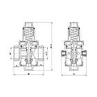 Редуктор тиску води SANDI FORTE поршневий 1" 79688 SF242W25, фото 2
