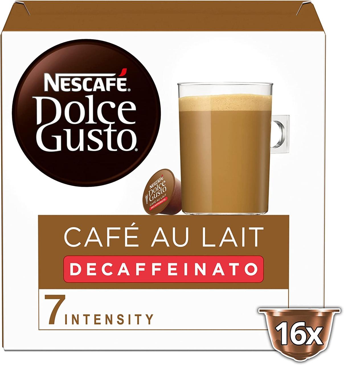 УЦІНКА! УЦІНКА! ДЕФОРМОВАНИЙ КУТОЧОК! CAFE AU LAIT DECAFFEINATO (Без Кофеїну 16 порцій)
