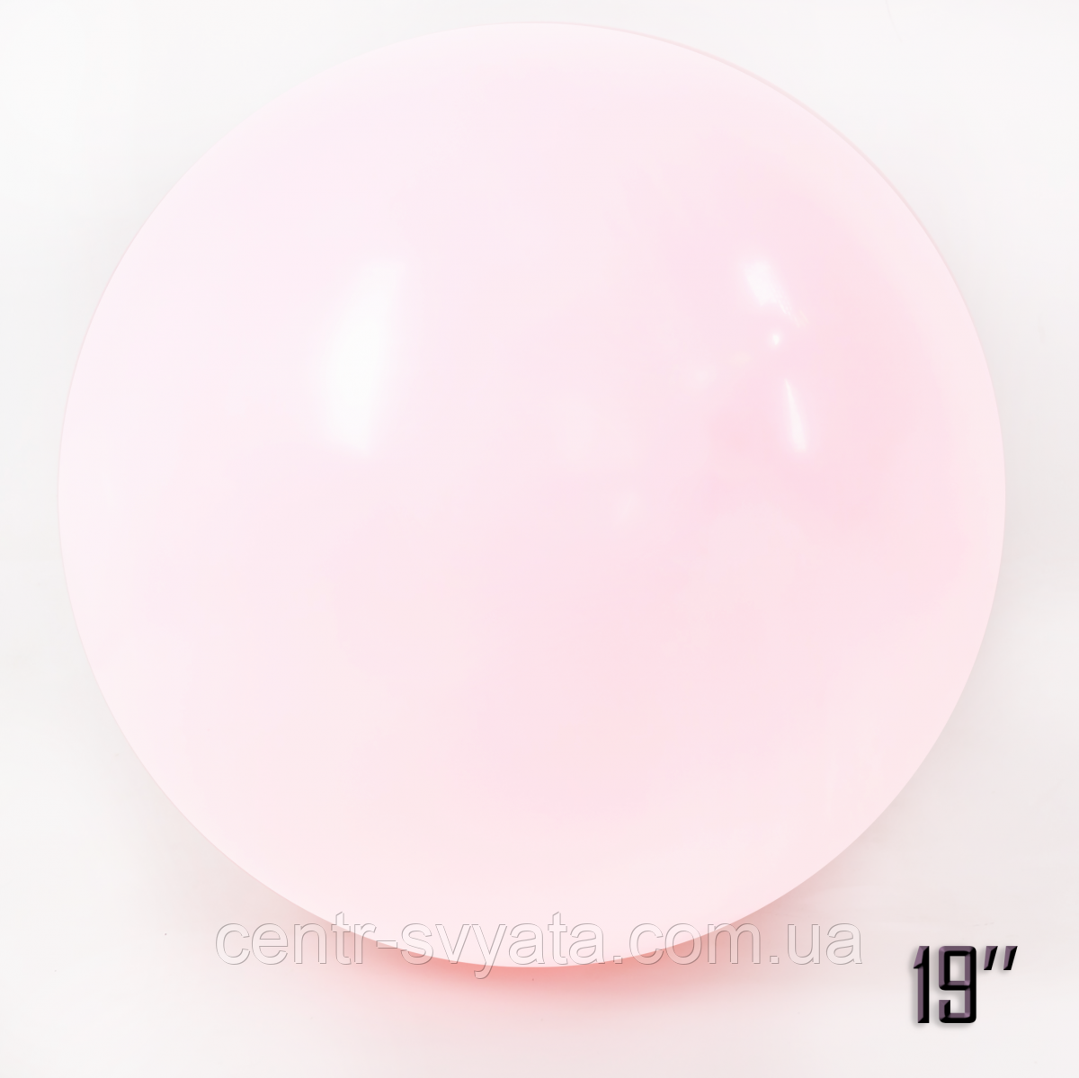 Латексна кулька Show 19"(47,5 см) Пастель Baby Pink / ніжно-рожева