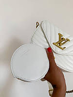 Сумка женская Louis Vuitton LV 1:1(белая) Gi 92049 стильная маленькая изящная сумочка экокожа cross
