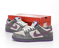 Мужские кроссовки Nike Sb Dunk Low x Otomo Katsuhiro Grey Purple (серые с фиолетовым) осенние кеды К14439