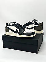 Мужские кроссовки Nike Air Jordan 1 x DIOR Retro (черно-белые) классные молодежные демисезонные кроссы 218-13