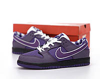 Женские кроссовки Nike SB Dunk Low x Concepts Purple Lobster (фиолетовые) стильные демисезонные кеды К14411