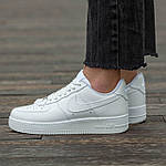 Чоловічі кросівки Nike Air Force 1 Low Premium (білі) якісні кроси надійна класика i1279 топ, фото 4