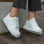 Чоловічі кросівки Nike Air Force 1 Low Premium (білі) якісні кроси надійна класика i1279 топ, фото 5