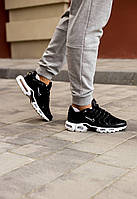Чоловічі кросівки Nike Air Max Plus TN (чорно-білі) якісні кроси сітка MS0847 43 vkros