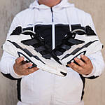 Чоловічі демісезонні кросівки Adidas Niteball (білі з чорним) стильні повсякденні кроси 1835 Адідас топ, фото 2