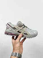 Чоловічі кросівки Asics Gel-Kahana 8 Grey Burgundy (сірі з бордовим) стильні тонкі спорт кроси 1001 41 house