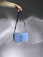 Жіноча сумка клатч Marc Jacobs The Snapshot Blue (синя) KIS 02028 стильна модна красива сумочка house