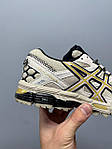Чоловічі кросівки Asics Gel-Kahana 8 Grey Yellow (сірі з жовтим і чорним) модні спортивні демі кроси 1000 топ, фото 4