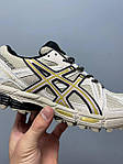 Чоловічі кросівки Asics Gel-Kahana 8 Grey Yellow (сірі з жовтим і чорним) модні спортивні демі кроси 1000 топ, фото 8