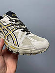 Чоловічі кросівки Asics Gel-Kahana 8 Grey Yellow (сірі з жовтим і чорним) модні спортивні демі кроси 1000 топ, фото 9