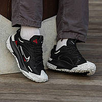 Чоловічі кросівки Nike ACG Mountain Fly 2 low Black/Red (чорнирно-білі з червоним) молодіжні демі кроси i1467