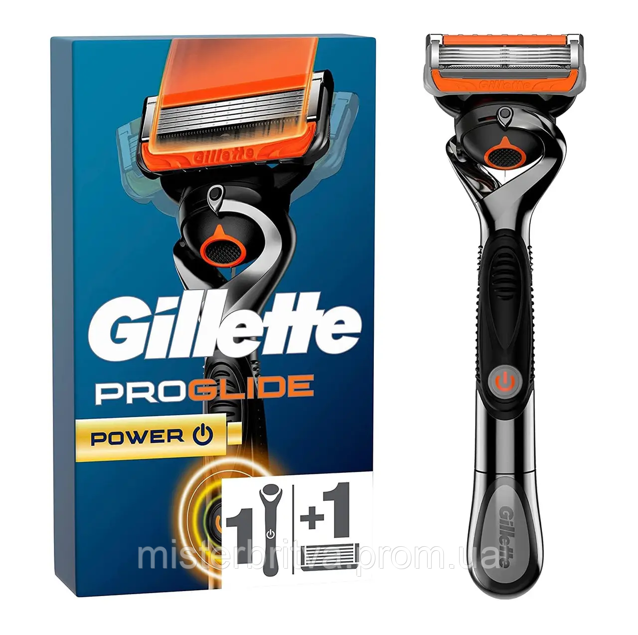 Купить Станок для бритья мужской Gillette Fusion5 Proglide Power c 1 ...