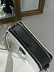 Жіноча сумка клатч Marc Jacobs The Snapshot Yin Yang (біла) KIS 02021 модна сумочка на довгому ремені топ, фото 9