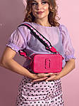 Жіноча сумка клатч Marc Jacobs The Snapphot Raspberry (червона) KIS 02038 стильна модна красива сумочка топ, фото 9