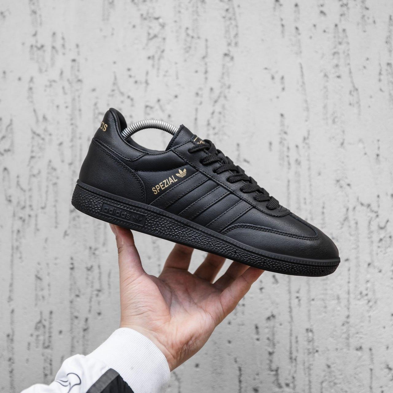Чоловічі кросівки Adidas Spezial (чорні) низькі весняно-осінні модні спортивні кеди 2409 топ