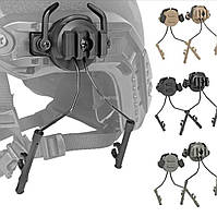 АДАПТОР ПЕРЕХІДНИК ДЛЯ АКТИВНИХ НАВУШНИКІВ, КРІПЛЕННЯ ДЛЯ ТАКТИЧНИХ НАВУШНИКІВ WOLKERS, EARMOUR ,ІMPAKT SPORT