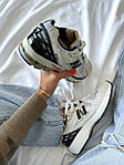 Чоловічі кросівки New Balance 1906 Suede Gray (біло-сірі з чорним) модні повсякденні демі кроси Lx1363 топ, фото 4