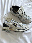 Чоловічі кросівки New Balance 1906 Suede Gray (біло-сірі з чорним) модні повсякденні демі кроси Lx1363 топ, фото 10