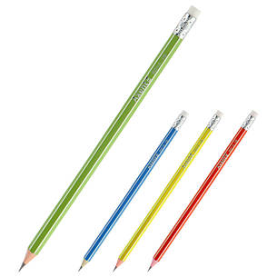 Олівець графітний Axent 9001-A, з гумкою, НВ, 2.2 мм, фото 1