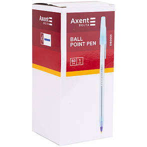 Ручка кулькова Axent Delta DB2055-02, 1 мм, синя, фото 3