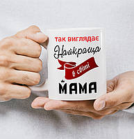 Чашка для мами "Кохана дружина та найкраща мама"