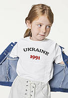 Детская футболка для девочки с принтом "UKRAINIAN"