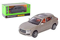 Машина металева "Автопром" 68398 1:32 Maserati Levante SUV, на батарейках, світло, звук, відкривають