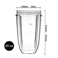 Чаша середня 680 мл для блендера Delimano Magic Bullet/NutriBullet 600W, NutriBullet Pro 900W, Нутрібуліт