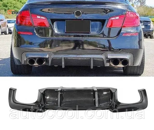 Дифузор заднього бампера M-style для BMW 5 series F10, фото 1