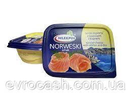 Сир плавлений з лососем Norweski 150 g ( ящик 12 шт )