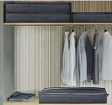 Органайзер-кофр для зберігання постільної білизни, ковдр під ліжко (100*50*18 см), фото 4