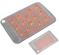 Массажная нагревательная накидка Massaging weighted heating pad | Флисовая электрогрелка