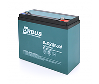 Аккумуляторная батарея ORBUS 6-DZM-24 AGM 12V 24 Ah (180 x76x167) 6.5 kg Q5/360