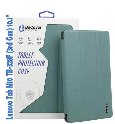 Чехол книжка BeCover Smart для Lenovo Tab M10 TB-328F (3rd Gen) 10.1 Dark/Green (708283), фото 1