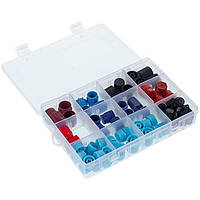 Набір ковпачків (78 шт.) для сервісних портів автомобільного кондиціонера