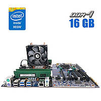 Комплект: Материнська плата HP Z440 / Intel Xeon E5-2660 v4 (14 (28) ядер по 2.0 - 3.2 GHz) (аналог i7-6850K) / 16 GB DDR4 /
