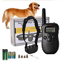 Електронний Нашийник для дресирування собак Remote Pet Dog Training, пульт управління, LCD Дисплей